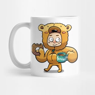 Beary Tired Bear Needs His Coffee Mug